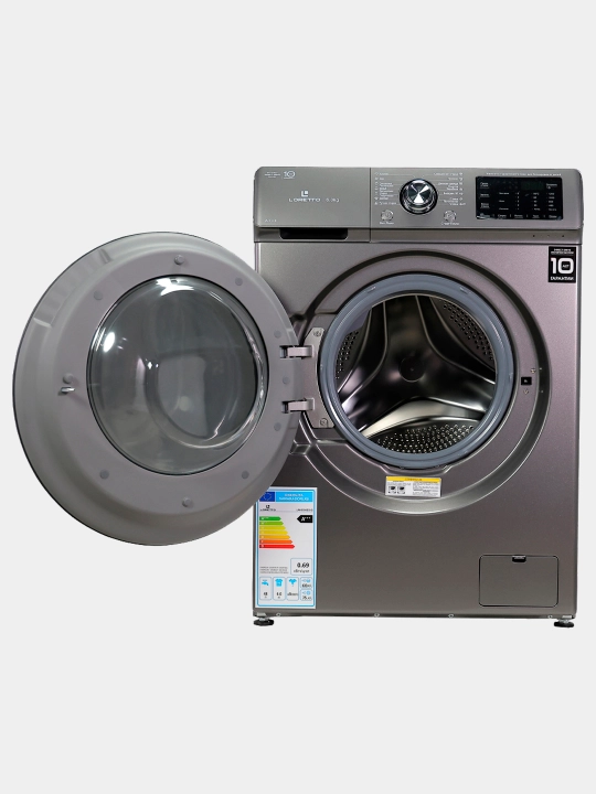Kiryuvish mashinasi LORETTO LW-6104DD-G invertor, 6 kg