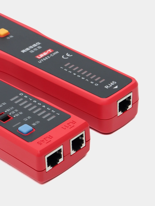 Тестер для проверки интернет кабеля Lan UNI-T UT682-CHN, RJ-45, RJ-11
