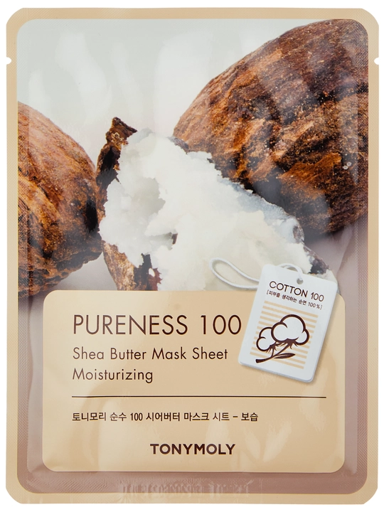 Yuz uchun niqob TONYMOLY PURENESS 100 Mask Sheet, 21 ml: ulitka, gialuron, kollagen