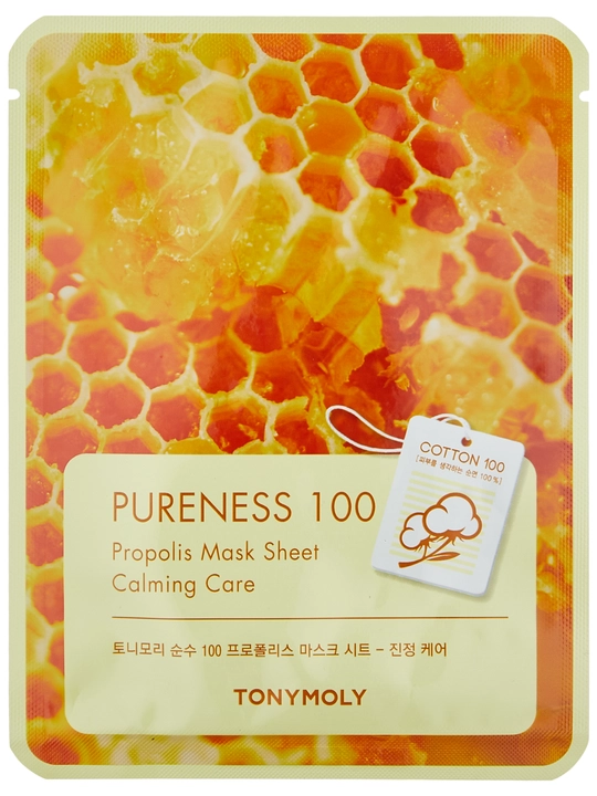 Yuz uchun niqob TONYMOLY PURENESS 100 Mask Sheet, 21 ml: ulitka, gialuron, kollagen