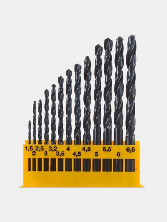 Набор сверл DeWALT HSS-R 1.5-6.5 мм, 13 шт, DT5912-QZ - 