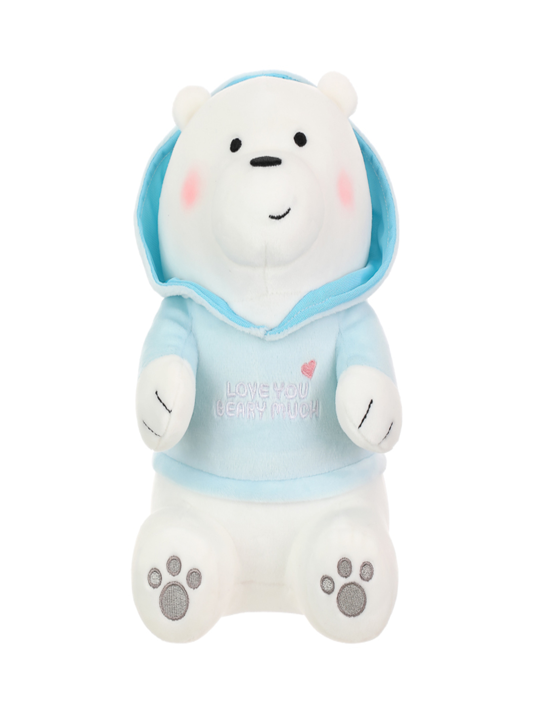 MINISO мягкая игрушка с капюшоном We Bare Bears "Ледяной Медведь, Панда ...