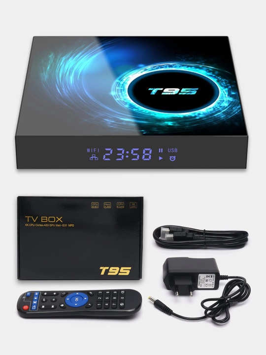 Smart TV Box pristavka Android X98 PLUS, X96 MAX+PLUS, X96Q PRO, tanix tv box T95, H96max