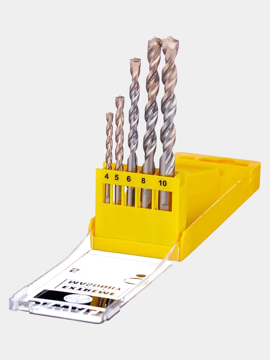 Набор сверл по бетону DeWALT "EXTREME MASONRY" 4-10 мм, 5 шт, DT6956-QZ
