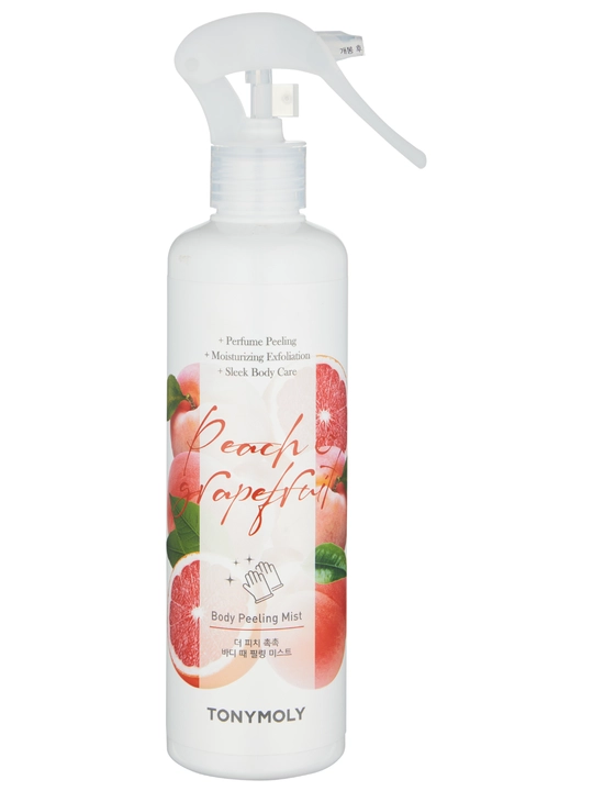 Спрей-пилинг для тела The Peach Chok Chok Body Peeling Mist 300 мл с экстрактом персика