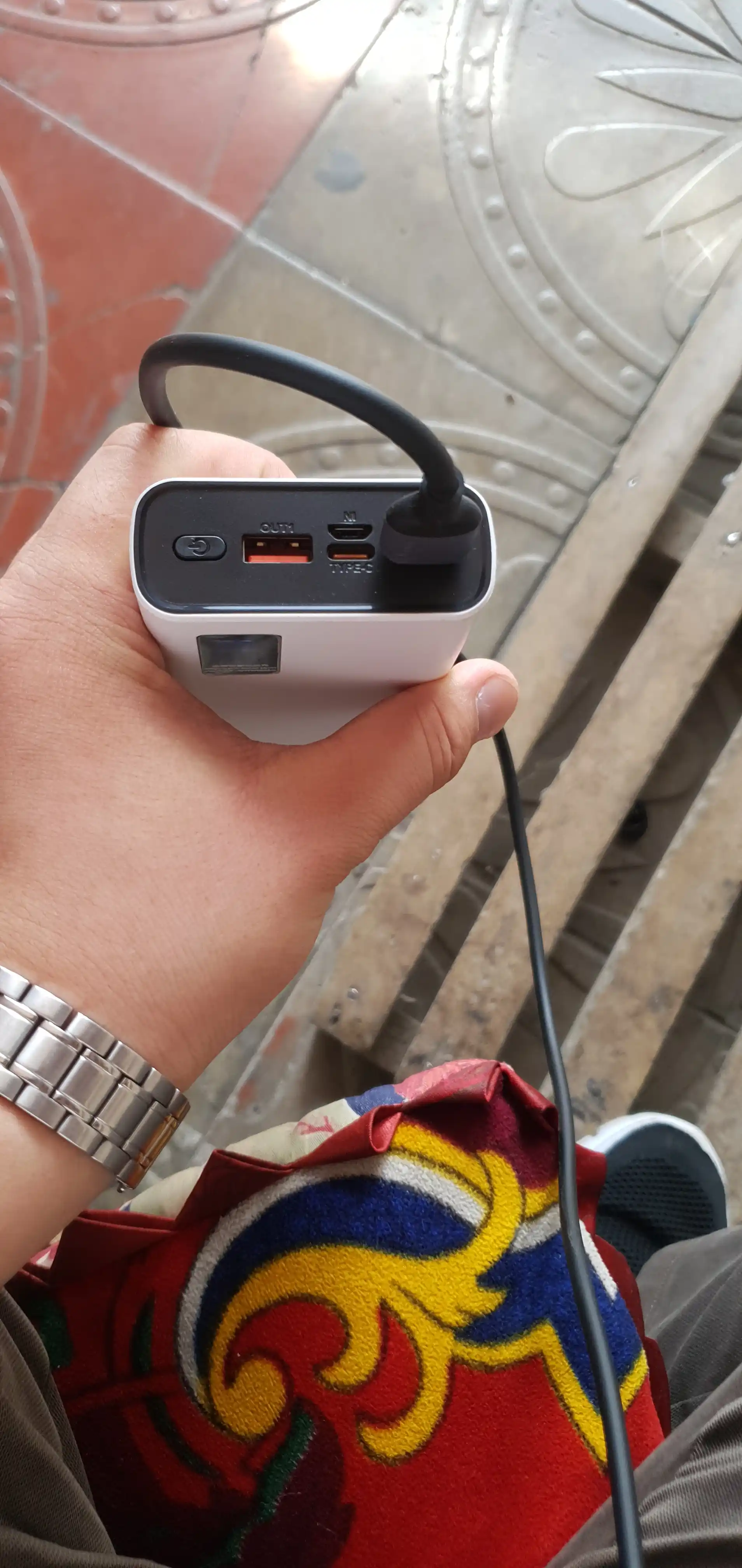 Tashqi akkumulyator Power Bank 66 W,tez zaryadlashni qo'llab-quvvatlaydigan, 20000 mA/soat
