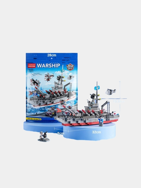 8 ta 1 da konstruktorlar "Harbiy flot va kema" Lego bilan mos keladi