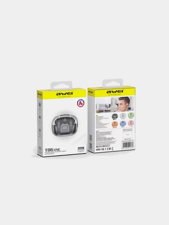 AWEI T86ENC Bluetooth mikrofonli simsiz quloqchinlar