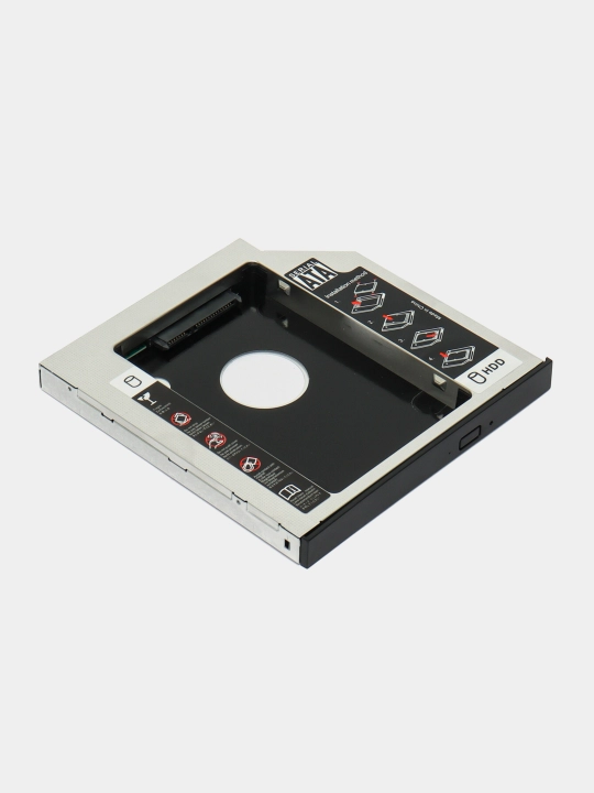 Универсальный HDD Caddy 2.5 для установки в ноутбук и жесткий диск, 9.5-12.7 мм - 