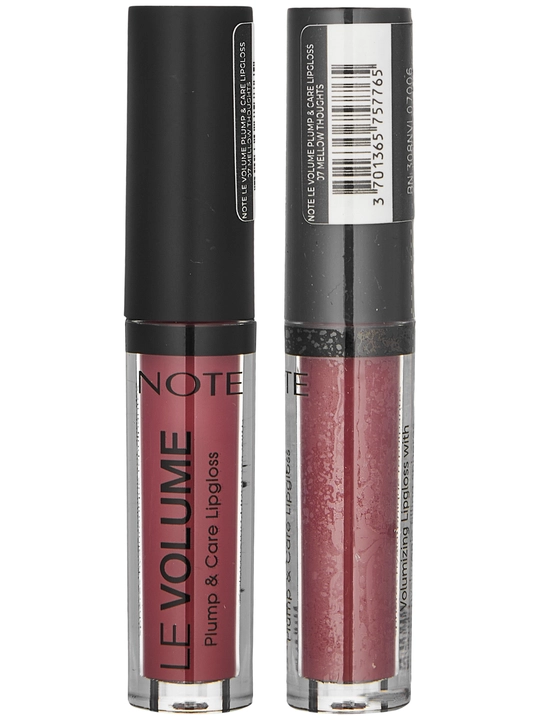 Блеск для губ LE VOLUME PLUMP & CARE LIPGLOSS 02, 04, 05, 07, 18, 2.2 мл