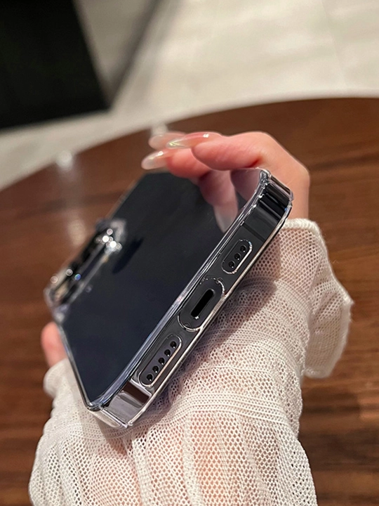Chexol iPhone 7, 8, XR, XS, 11,12,13,14,15,16,17,Pro,Max,Plus,Mini uchun,silikonli,shaffof