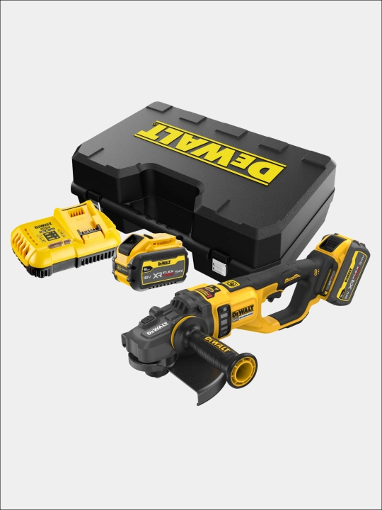 Simsiz burchakli silliqlash mashinasi DeWALT DCG460X2-QW