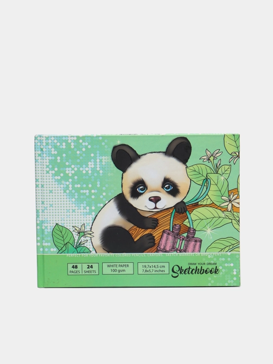 Скетчбук Fresh Art Studio Of Happiness 21575, 7БЦ, 197 * 145 мм, 24 листов - 