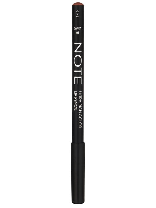 Note Ultra Rich Color Lip Pencil lab bo'yog'i, qalam 01, 03, 09 va 13