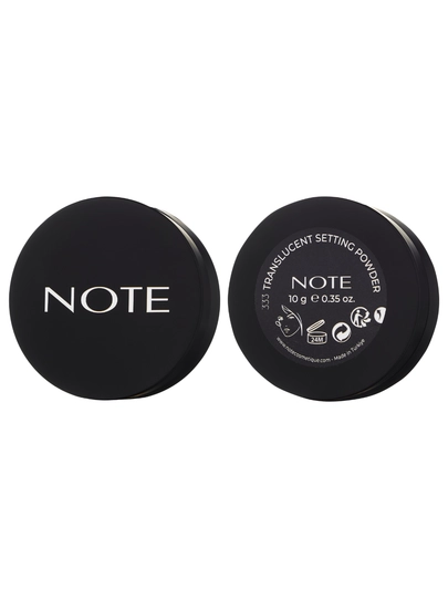 NOTE Translucent Setting Powder пудра для фиксации макияжа
