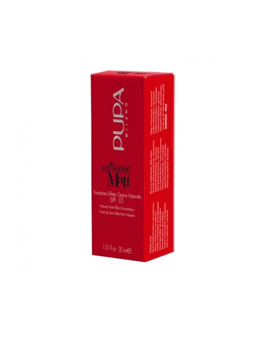 Тональный крем с матовым эффектом Pupa Extreme Matt Fluid Spf 10, 30 мл - 