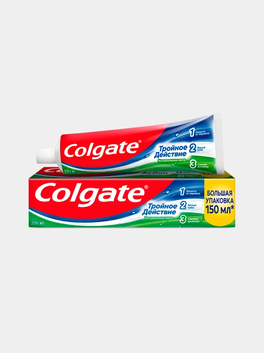 Зубная паста Colgate Triple Action, 150 мл