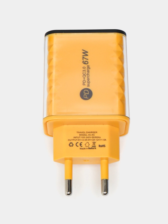 Zaryadlovchi qurilma 30, 45 w  Fast charging funksiyasi