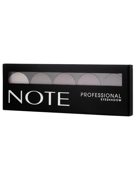 NOTE Professional Eyeshadow 102 va 106, 5 rangli ko‘z tenlari paletkasi