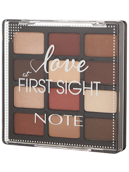 Ko'z qovoqlari uchun ten paletkasi Note Love at first sight eyeshadow palette, 201 va 202