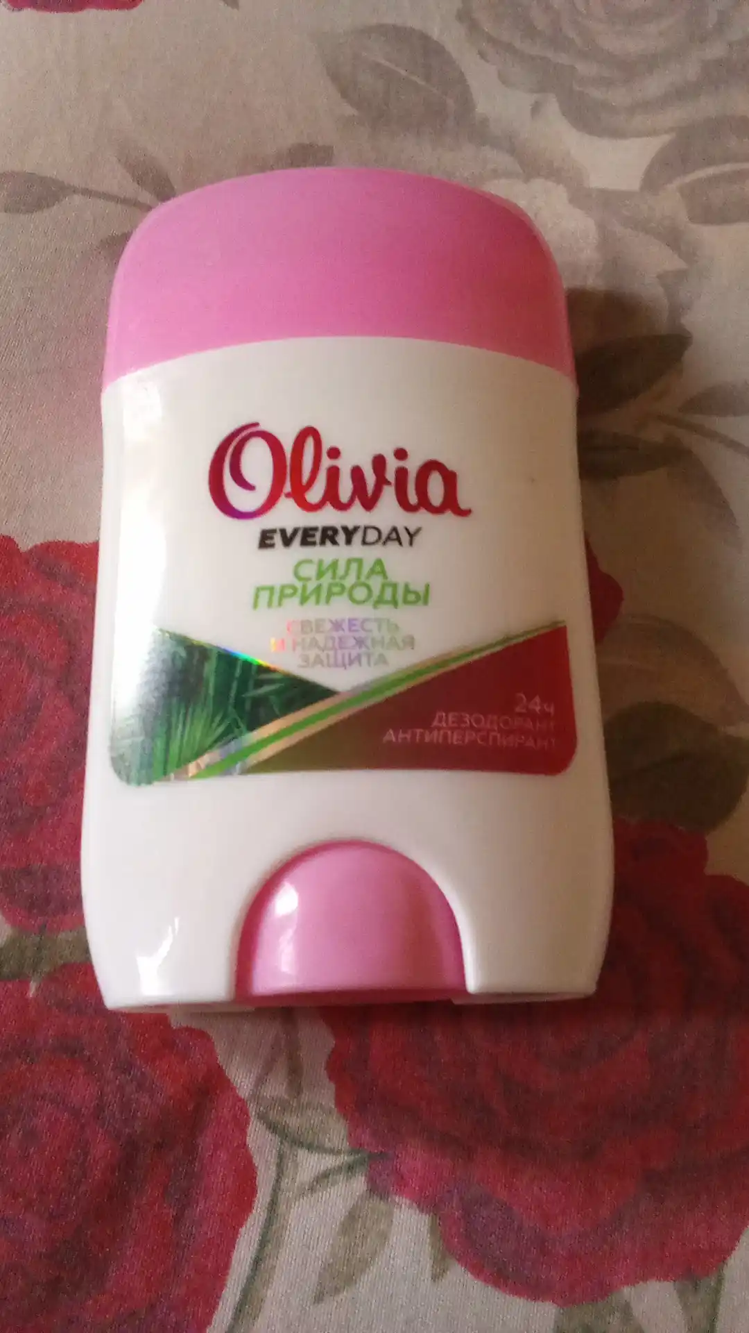 Ayollar uchun antiperspirant dezodorant tayoq Olivia Everyday Tabiatning kuchi, 50 g