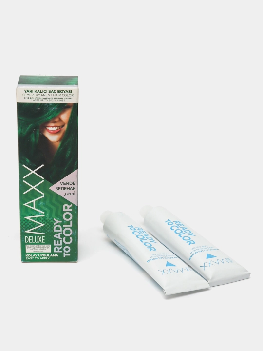 Полуперманентная краска для волос MAXX Deluxe, временная, кондиционер для нанесения цвета