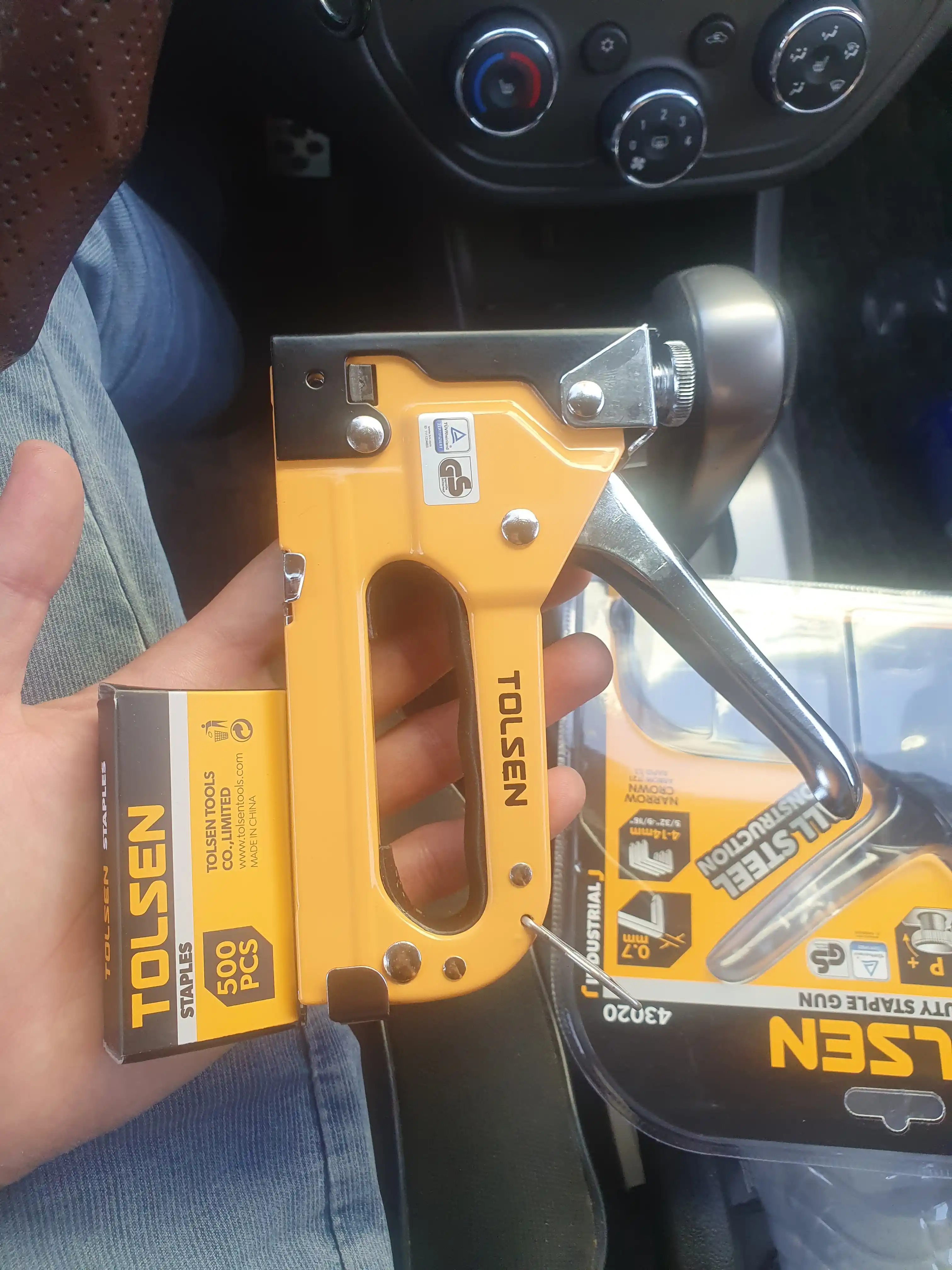 Mebel uchun qurilish stepleri, 0.7 mm, 4-14 mm TOLSEN 43020 skoba urish pistoleti
