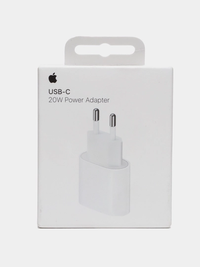 Apple 20w zaryadkasi, apple 20w adapter, 2 pin zaryad qurilmasi, iPhone va iPad - 