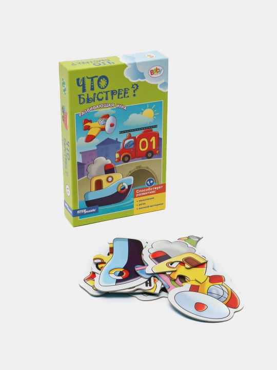 Развивающая игра "Что быстрее?" (Baby Step) - 