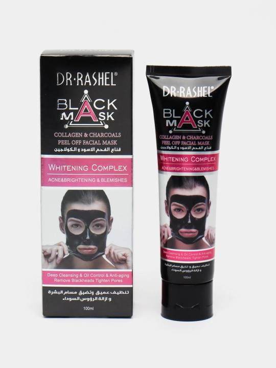 Yuz uchun niqob Dr.Rashel, bambuk ko'mir bilan, 100 ml