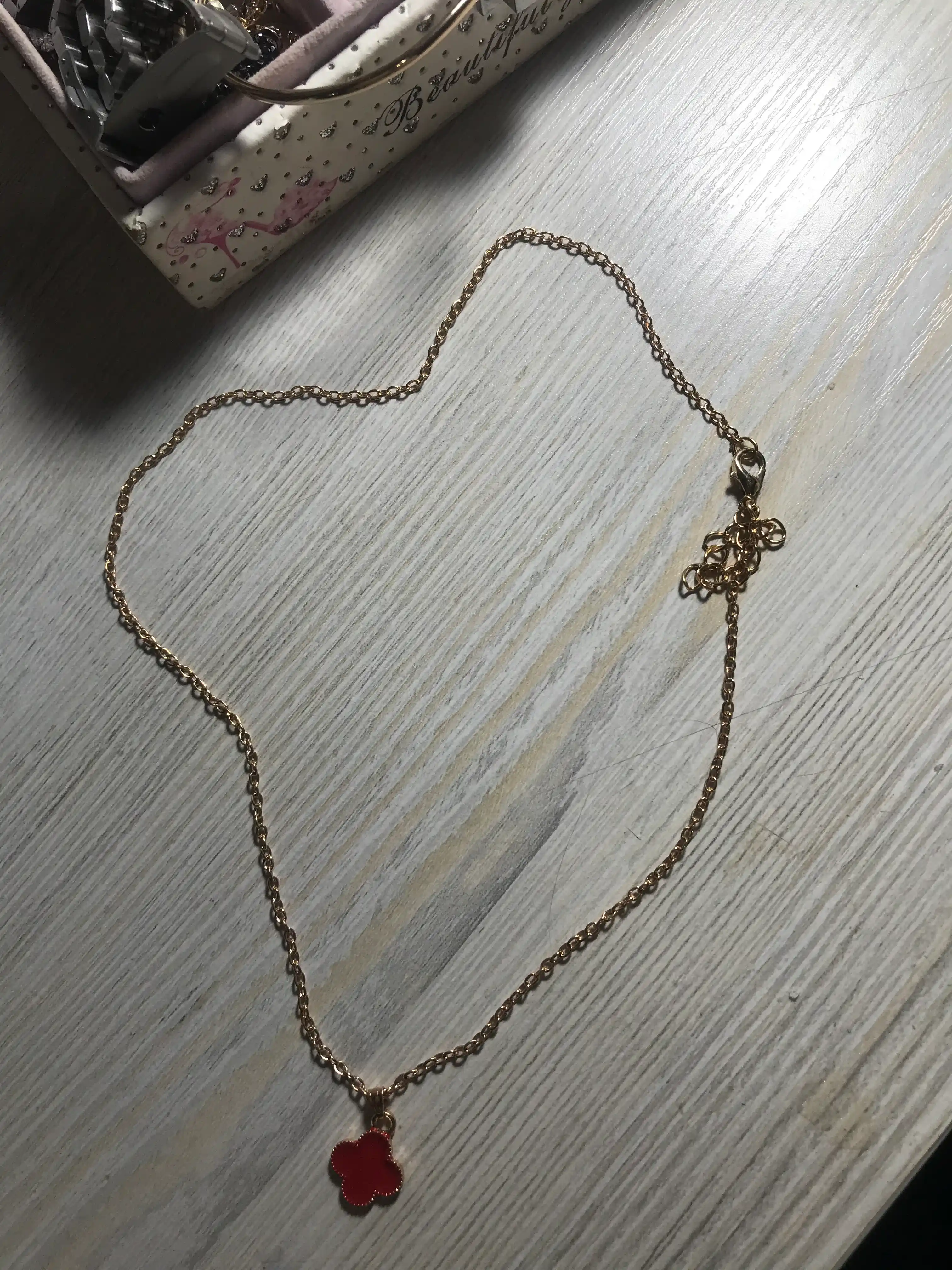 Женская цепочка "Сердца"