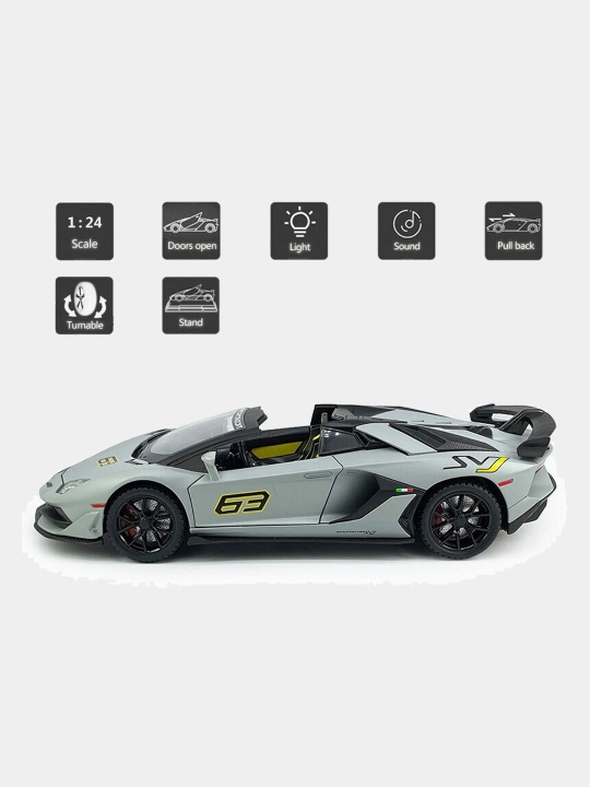 Metall avtomobil Lamborghini SVJ 63 1:24