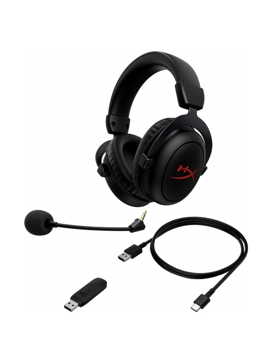 Simsiz o'yin minigarnituralari HyperX Cloud II Core Wireless eshitish vositasi, 6Y2G8AA