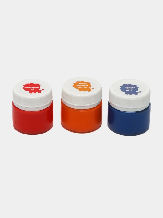 Guash bo'yoq Leo bolalar ijodiyoti uchun to'plam LG-0112, 12 ta rang 20 ml dan