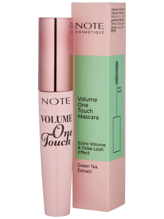 NOTE Volume One Touch Mascara 01 Black 10 ml — hajm, uzunlik, chidamli