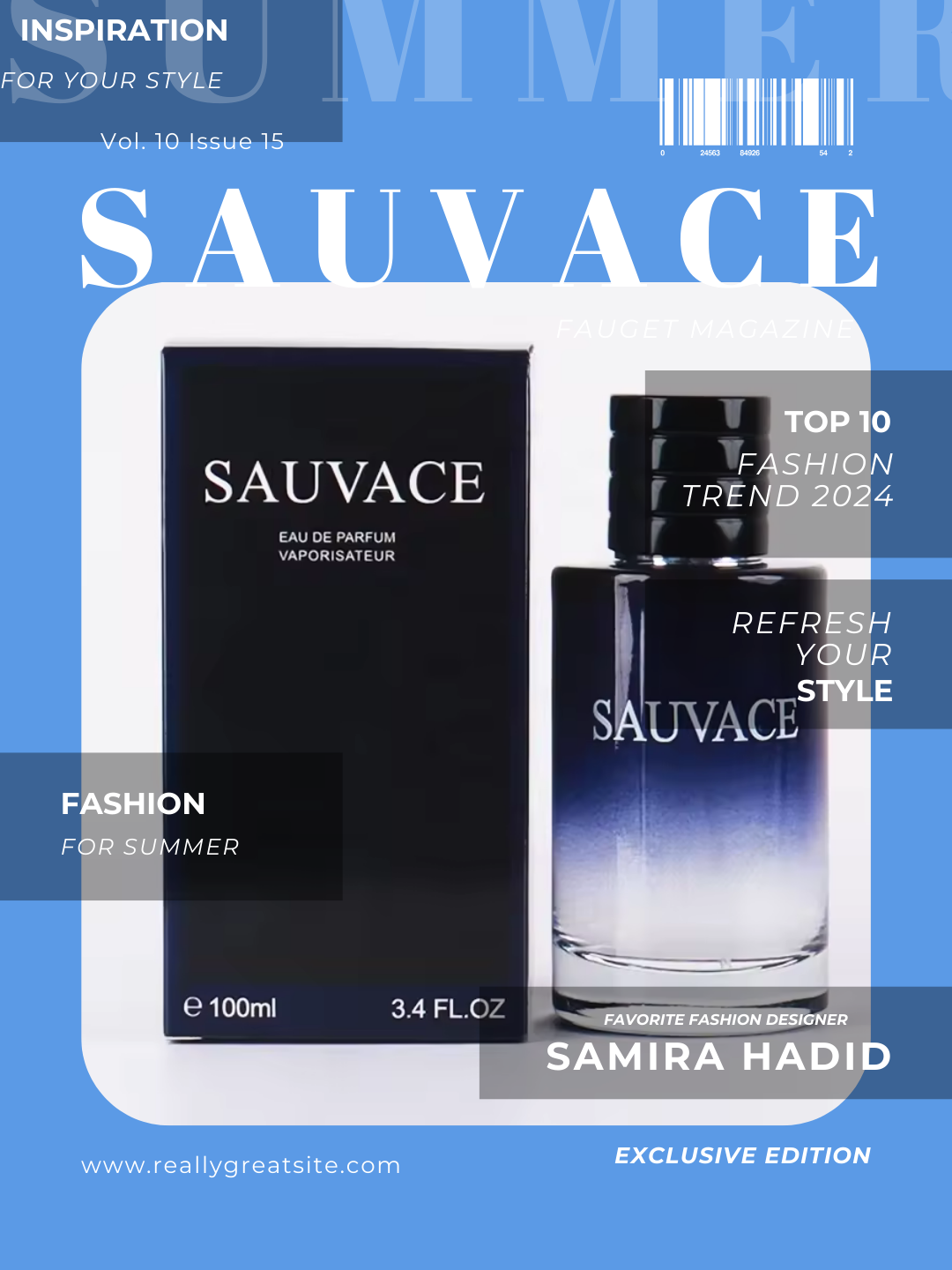 Парфюмерная вода мужская SAUVAGE, 100 мл - 