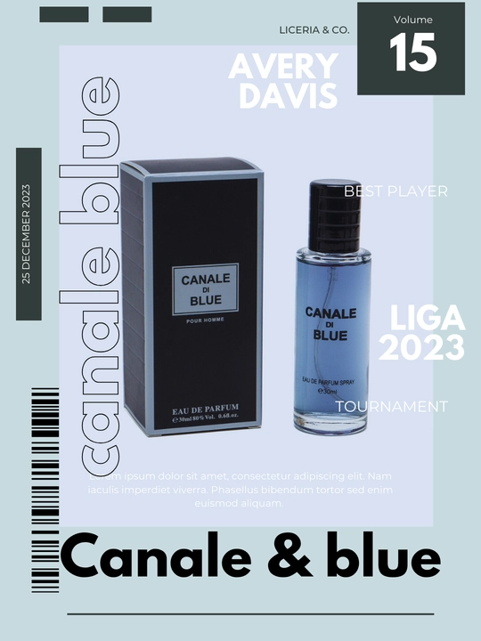Парфюмерная вода Blue Canale, для мужчин