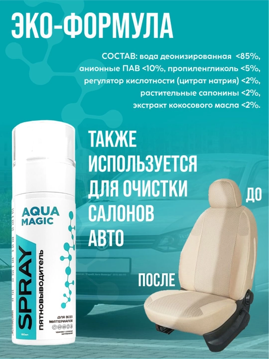 Spray dog 'olib tashlash vositasi Aqua Magic, 150 ml