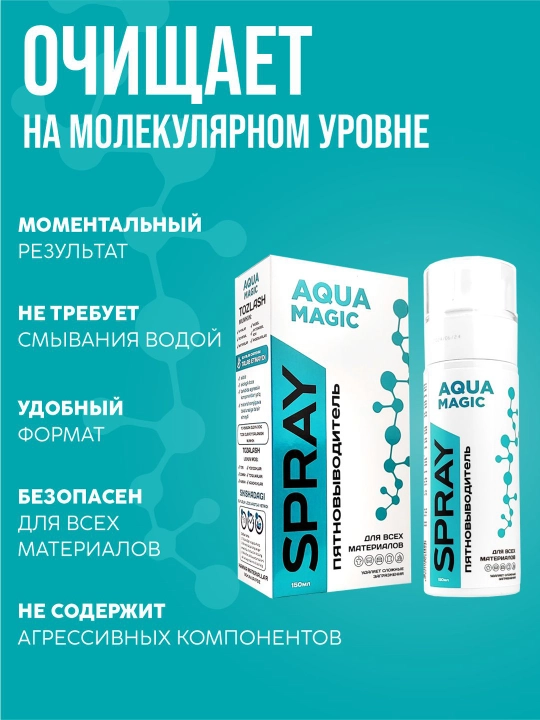 Spray dog 'olib tashlash vositasi Aqua Magic, 150 ml