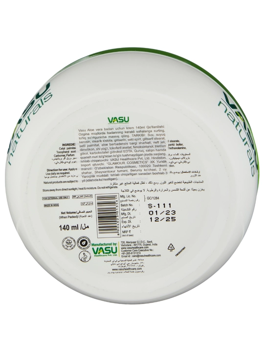 Vasu Butter Care Skin Cream teri parvarishi kremi, 140 ml