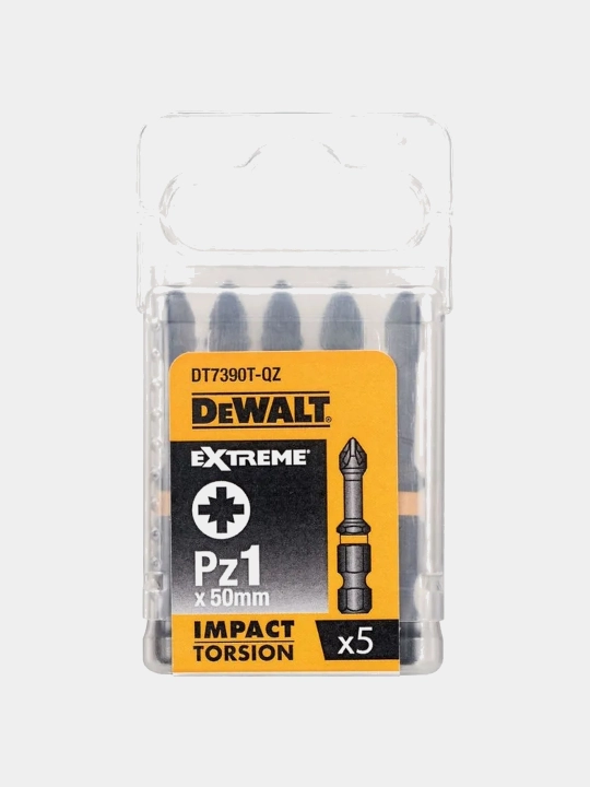 Набор бит DeWALT FLEXTORQ PZ1 х 7 мм, 5 шт DT7390T-QZ - 