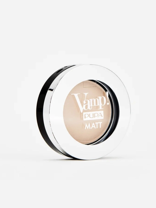 Qovoq uchun mat tenlar PUPA VAMP! MATT EYESHADOW, rangi: 020 Vanilla Cream, 2,5 gr - 