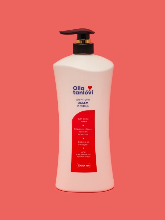 Shampun Oila Tanlovi, "Obyem i Ukhod", 1000 ml
