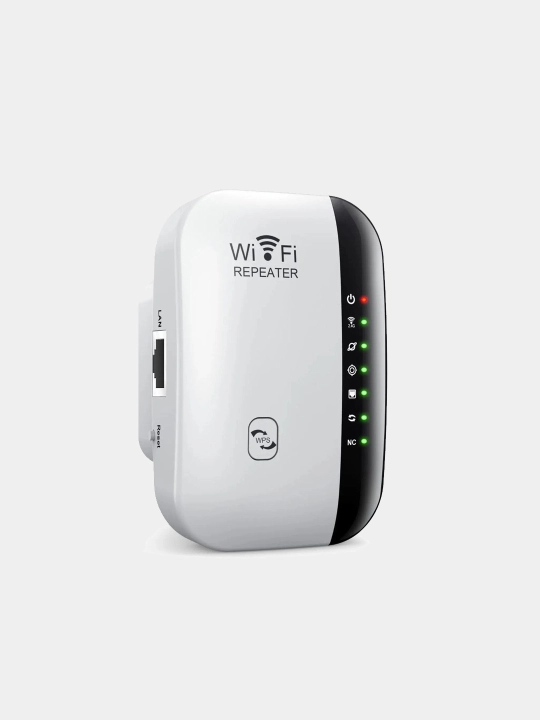 Репитер усилитель Wi-fi сигнала до 300 Мбит/с 2.4 ГГц 220в Евророзетка - 