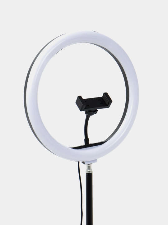 Селфи лампа, кольцевая, RGB, LED, с штативом, 210 см