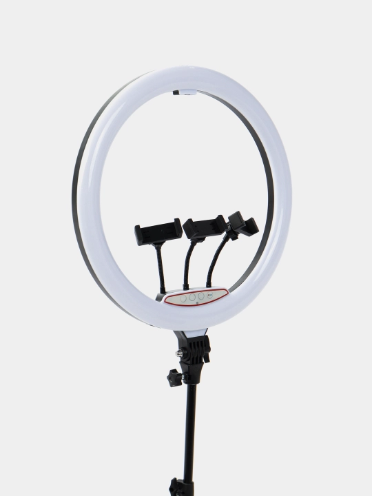 Selfi lampasi, halqali, RGB, LED, shtativ bilan, 210 sm