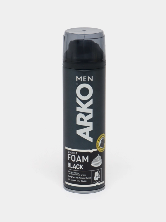 Soqol olish uchun "Arko Black" ko‘pigi, 200 ml - 