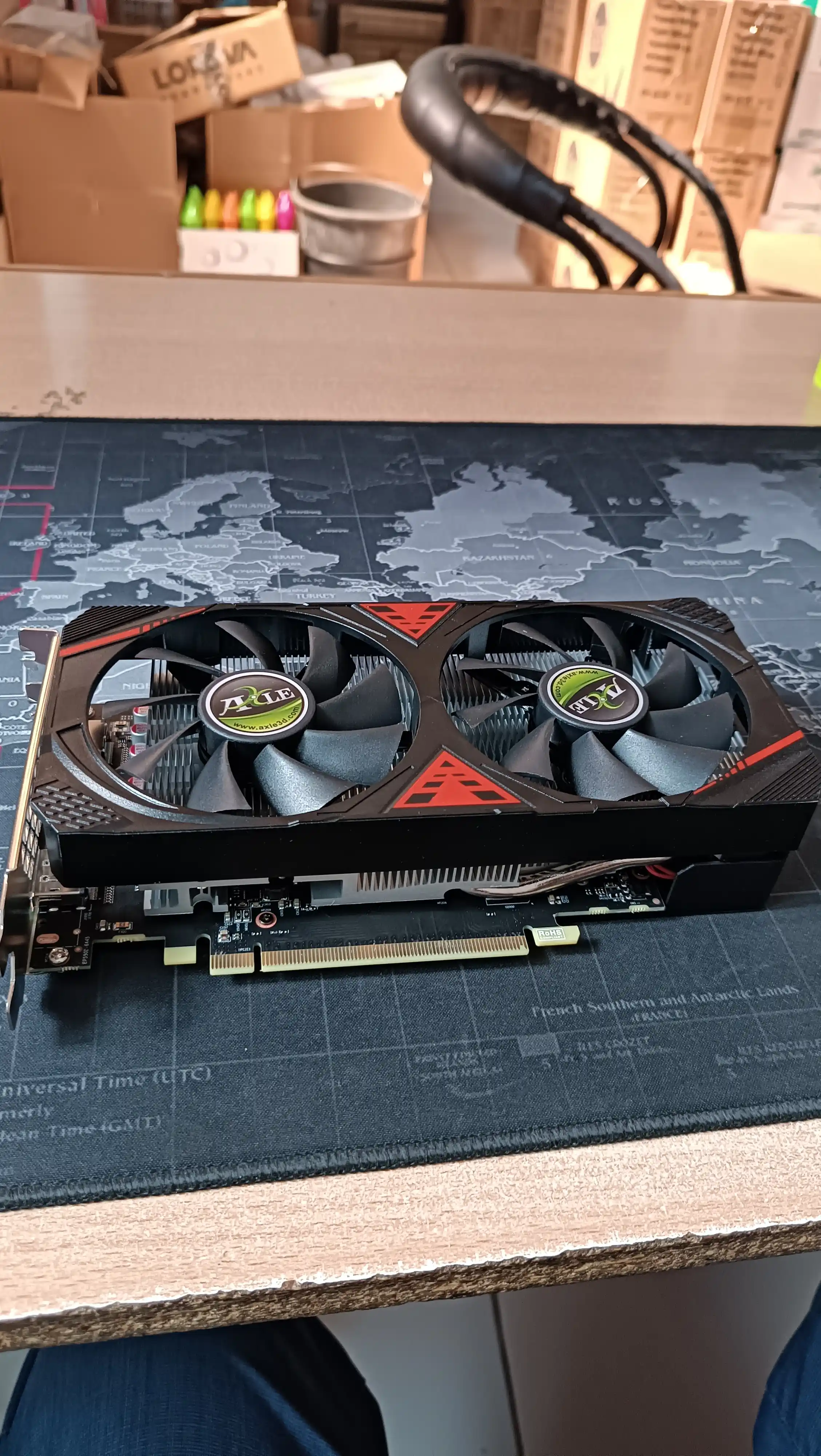Игровая видеокарта AXLE RX 580, 8 ГБ, 2048SP, 256Bit, GDDR5, для ПК, HDMI, DP