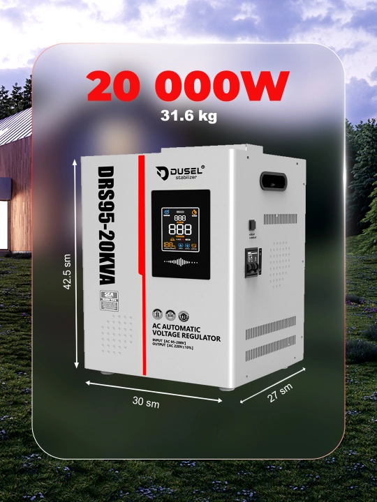 Dusel kuchlanish stabilizatori 10KVA, 12KVA, 15KVA, 20KVA