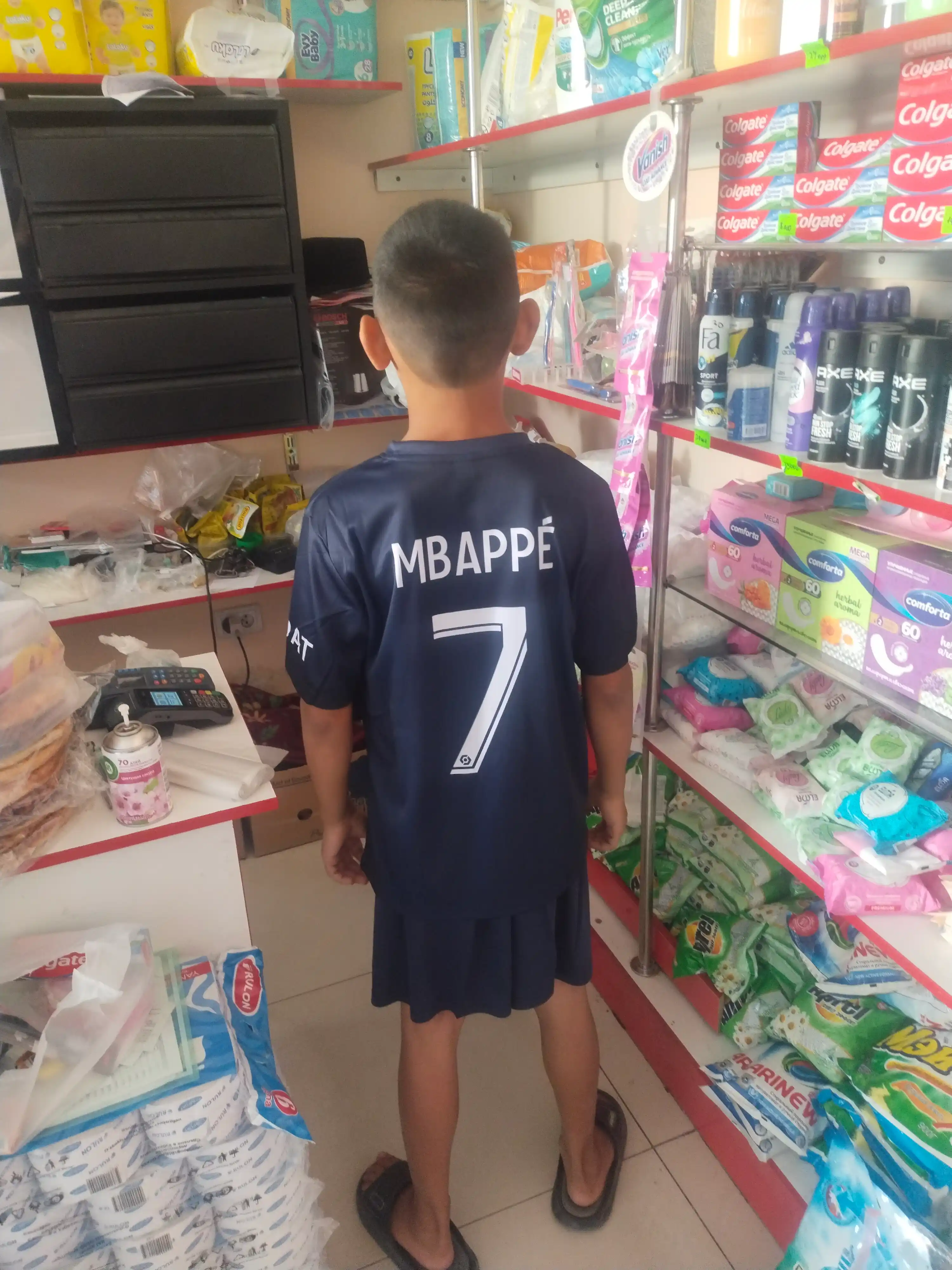Футбольная форма футболистов Ronaldo, Messi, Mbappe, Salah, Haaland